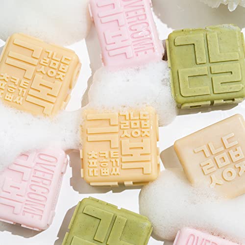 overcome soap cica 3.5 oz/Centella Asiatica,Cold Process Soap,Natural Bar Soap,Soap bar Handmade,Natural Handmade Soap,Handmade Soap Bar