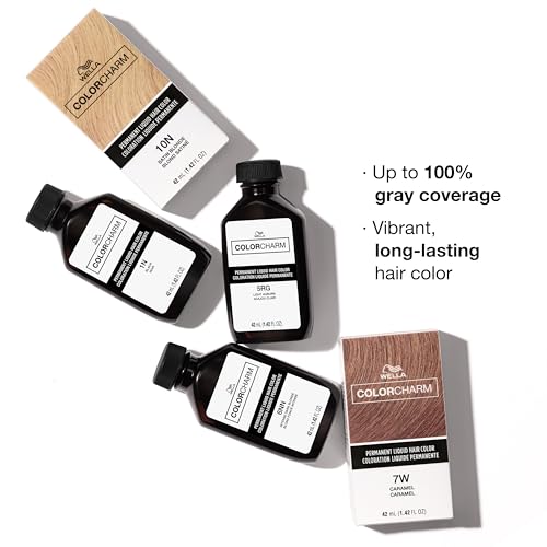 WELLA Color Charm Permanent Liquid Hair Color for Gray Coverage, Brown
