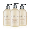 Baylis & Harding Liquid Hand Soap Wash with Dispenser, Jojoba, Vanilla & Almond Oil, 16.9oz/500ml (3-Pack)