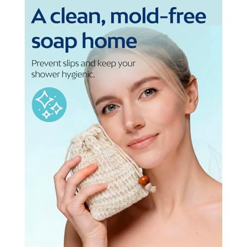 200 Pcs Soap Saver Bag Exfoliating of Natural Exfoliating Handmade Soap Pouches for Shower, Foaming & Drying, Reusable Bolsas para Jabones Artesanales (5.7x3.74 Inch)