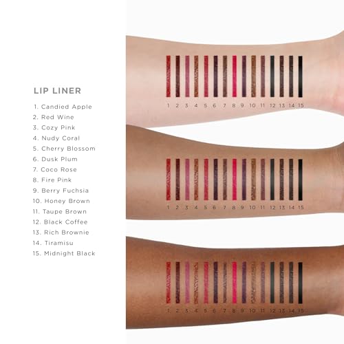 3 Pack of Stay Ever Long Lasting Matte Lip Liner Gels in the shade Tiramisu