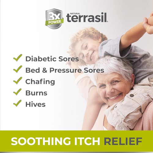 terrasil Calendula Soap Bar - Relief for Irritated & Itchy Skin, Sensitive Skin, Sores, Hives, Anti-Itch Soap, Natural & Gentle for Adults & Kids, Dermatologist Tested & Hypoallergenic Approved (75g)