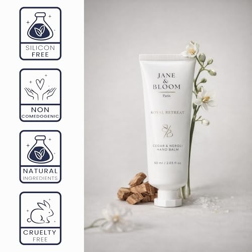 Royal Retreat Luxury Spa Gift Box, Cedar and Neroli Bath and Body Gift Set for Women, Relaxing Home Spa Kit with Bath Salt, Body Scrub, Body Oil, Hand Cream, Eye Mask and More