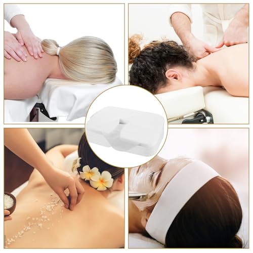 400 Count Disposable Face Cradle Covers, Medical-Grade Non-Woven SPA Face Rest Covers Non-Sticking Massage Headrest Covers for Massage Tables & Chairs(14.17 x 10.6 inches/ 36 x 27 cm)
