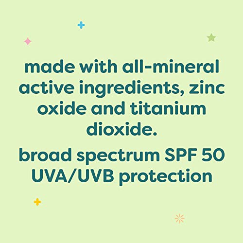 Babyganics SPF 50 Kids Mineral Sunscreen Roller Ball,Totally Tropical | UVA UVB Protection | Octinoxate & Oxybenzone Free-| Water Resistant-| (3 ounce),(Pack of 4)
