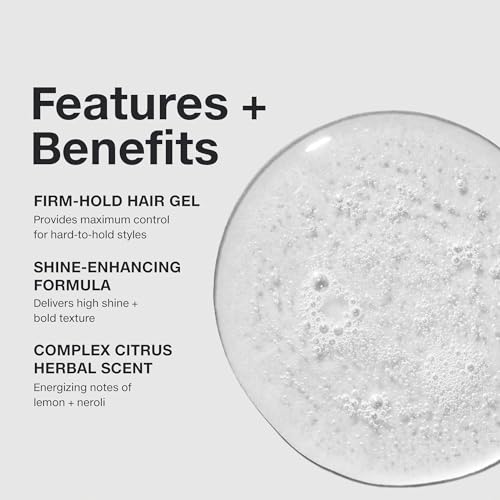 Paul Mitchell Super Clean Sculpting Gel, Firm Hold, High Shine Finish Hair Gel, For All Hair Types
