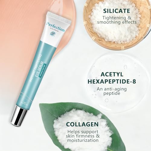 Instant Under Eye Lift Serum - Instant Eye Tightener Cream, Tightener Cream for Under Eye Bags and Wrinkles, Fine Lines, Dark circles, Anti-Aging Wrinkle Remover, 0.5FL.OZ