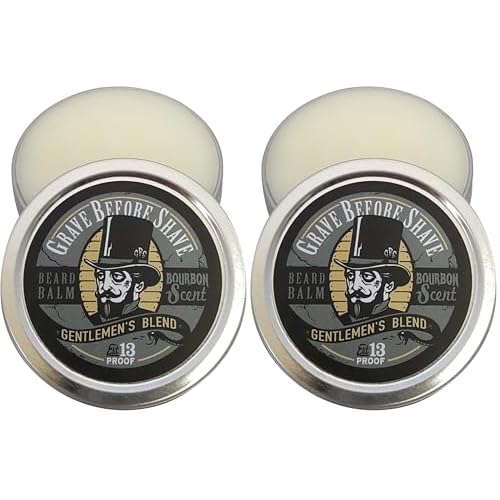 Grave Before Shave¢â Gentlemen's Blend Beard Balm (Bourbon Scent) (4 oz.) (Pack of 2)