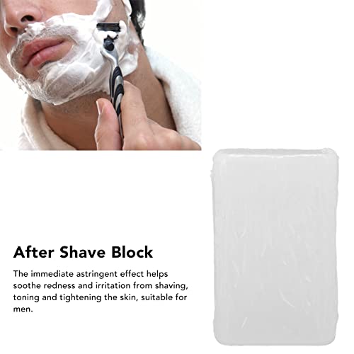 After Shave Alum Block, Home Travel Alum Block, Portable Men Skin Soothing Post Shave Stone for Cuts Nicks
