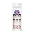 KISS Impress No Glue Mani 30 Pcs Press on Nails, Easy Apply, Hassle-Free Removal, Simple Peel & Press, Essential Tools Included, Prep Pad, Instructions Sheet, 1 Manicure Stick, 1 Mini File (So Lucky)