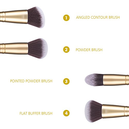 DUcare Makeup Brushes Duo End+Makeup Brush Cleaner