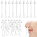 100 Pcs Nose Waxing Sticks Plastic Nasal Cleaning Applicators For Painless Nostril Ear And Eyebrow Hair Removal Nose Hair Wax Sticks Nose Wax Applicator Sticks For Nostrils Ears Face Cleaning