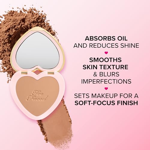 Too Faced Born This Way Soft Blur Flexible Finish Setting Powder | Blurring, Silky Smooth Pressed Powder Formula + Soft Focus Finish, Non-Comedogenic, 0.16 Ounce