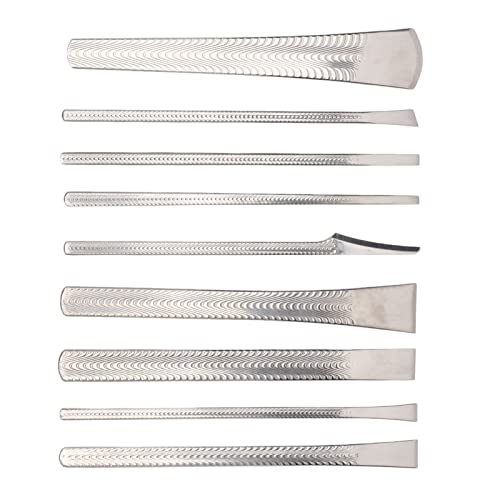 Pedicure Knife Set, Pedicure Knife Tools Kit 9PCS, Professional Stainless Steel Dead Skin Horny Remover Foot Scraper Ingrown Toenail Removal Kit for Feet Care