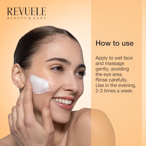 Revuele Go Glow! Gentle Exfoliant 2.7 fl.oz ? Brightening & Hydrating Daily Face Gel Polish with Vitamins C, E & F ? Smooth, Radiant Skin
