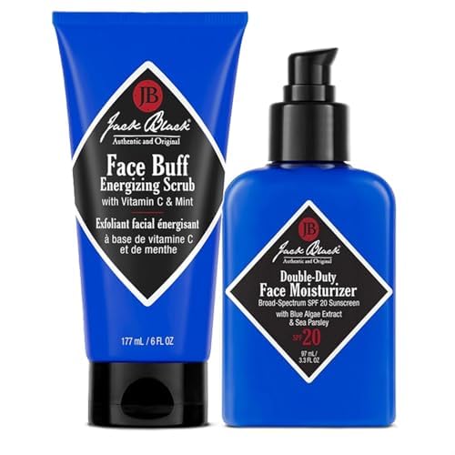 Jack Black Double Duty Face Moisturizer with SPF 20, Facial Moisturizer Face Cream for Men, Mens Facial Lotion with SPF, Gifts for Men