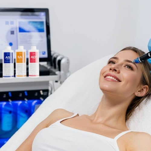 Professional Hydro Peeling Solution for Hydrodermabrasion Machines ? Bubble Solution for All Skin Types AO3 ? Deep Cleansing, Hydration, and Anti-Aging