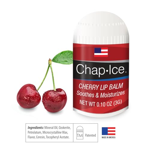 Lot of 4 Oralabs Chap Ice Cherry Lip Balm Mini Cute Bonus Pack ¡¦