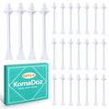 60 Pieces Nose Hair Wax Applicator Sticks, Nasal Hair Remover & Ear Wax Sticks for Nostril Cleaning, Painless Facial Hair Removal for Men and Women