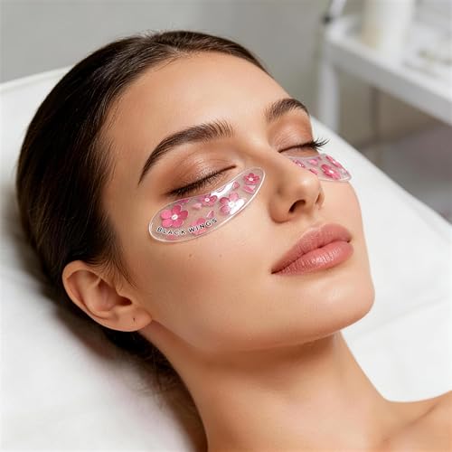 BlackWings 6 Pairs Silicone Eye Patches with Self-Adhesive Design - Cute Bear & Rabbit Inspired Eye Care Patches (Mix 6 pairs)
