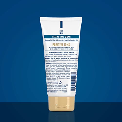 Gold Bond Healing Hand Cream, With Aloe, Hand Lotion for Dry Skin That Lasts Through Handwashing, 3 oz. (Pack of 2)