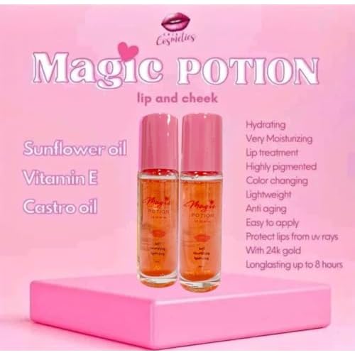 Cris Cosmetics MAGIC POTION Color Changing Lip Gloss, 10ml