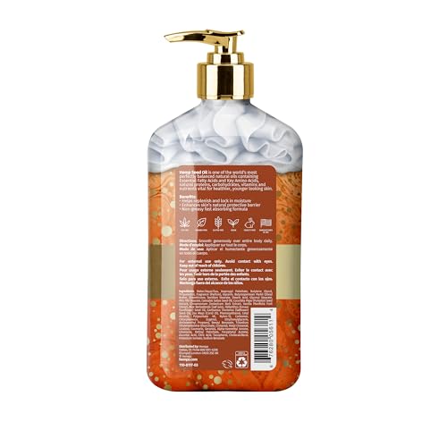 Limited Edition Pumpkin Spice & Vanilla Chai Herbal Moisturizing Body Lotion (17 oz) ? Fall Scented for Women or Men with Dry or Sensitive Skin - Hydrating Moisturizer for Daily Radiance , (Pack of 2)