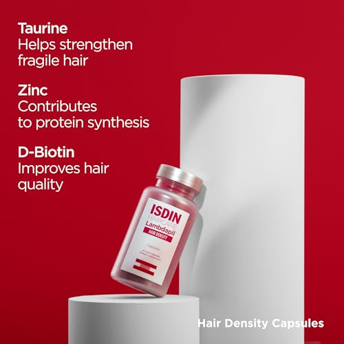 ISDIN Lambdapil Hair Density Capsules: Hair Thickening Vitamin Capsules for Thinning Hair