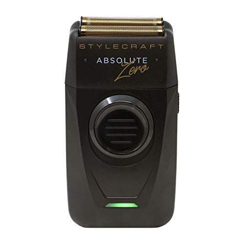 StyleCraft Absolute Zero Foil Shaver ? Close, Smooth Shave with Retractable Precision Trimmer, USB-C, Cord/Cordless, Lightweight & Travel-Friendly, Replacements