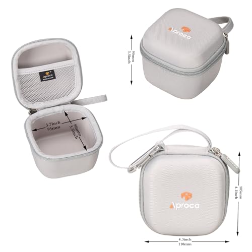 Aproca Grey Hard Storage Portable Case for Skull Shaver Pitbull Gold PRO/Silver PRO Head & Face Shaver