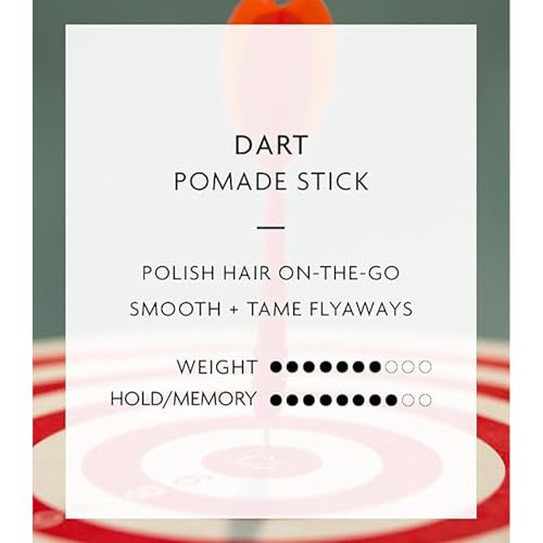 R+Co Dart Pomade Stick | Tame Flyaways, Sculpt and Polish | Long Lasting Texture and Shapes | Vegan + No Parabens | 0.5 Ounce (Pack of 2)