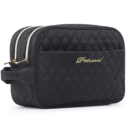 VanFn Cosmetic Bags, Makeup Bag Cosmetic Bag for Women Cosmetic Travel Makeup Bag Large Travel Toiletry Bag for Girls Make Up Bag Brush Bags P.Travel Series
