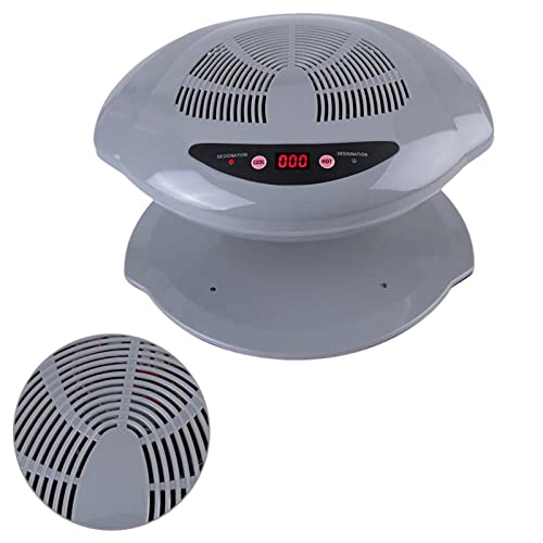 Professional Nail Polish Dryer, 400W, Dual Temperature Air Dryer for Hands and Feet, Grey, 110V
