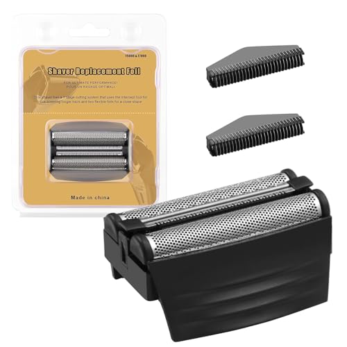 2 PACK BLACKShaver Replacement Foil Compatible with Remington TITANIUM-X Flex & Pivot Foil and Cutter F5800 & F7800,Shaver heads Fit for Remington F4900,F5800,F7800