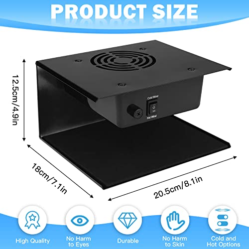 Nail Dryer Fan for Regular Polish 110V 300W Professional Nail Drying Fan with Hot and Cool Air for Hands and Feet Salon Air Nail Dryer Blower Fan for Manicure Salon and Home Use