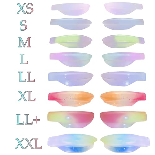 Lash Lift Shields LU Curl 8 Size Lifting Pads DIY Eyelash Lamination Katya Vinog Shield Rapid Perm Rods Make Eyes Beautiful Lifts Elastic Rod Lami Perming Roller Reusable Silicone Pad L Curl
