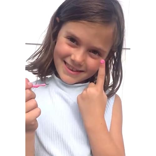 Klee Naturals Makeup Kit with Nail Polish, Glitter Gel and Lip Shimmer. Kid-Friendly and Non-Toxic. Made in USA. (Swirling Purple)