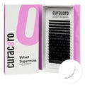 Curacoro Super Mink Eyelashes Extensions, 0.03 CC Curl 11mm Length Silk Eyelashes, Individual Eyelash Extensions
