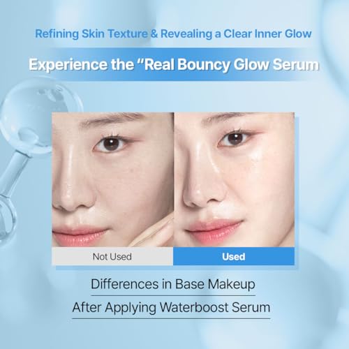 Waterboost Hyaluronic Acid Serum 2.7 fl.oz. Cera-Booster V(Originated from Centella Asiatica) & Houttuynia Cordata included. Niacinamide Korean Serum for Moisturizing and Pore Care