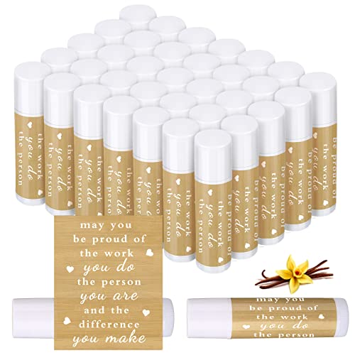Demissle 36 Pcs Lip Balm You're The Balm Teacher Appreciation Gift Thank You Lip Bulk Teacher Staff Team Party Favors or Women Men Volunteer