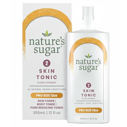 Nature¡¯s Sugar Skin Tonic ? Hydrating Pre & Post Sugar Wax Care Spray for Face & Body ? Cooling Toner Supports Smooth Sugaring, Pore Prep & Moisturizing Skin Wellness for Women & Men ? 355 ml