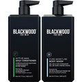 BLACKWOOD FOR MEN Active Man Daily Conditioner (17oz) and Pure Moisture Body Wash (17oz) Bundle - Natural Vegan Formula - Sulfate Free, Paraben Free, & Cruelty Free