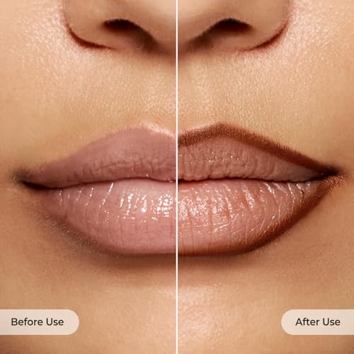 Laka Stain Lip Liner, 0.7g/0.02oz, Rich Creamy Long Lasting Color, Waterproof & Transfer-Proof, Easy Drawing with Smooth Application (#07 Espresso Temper)