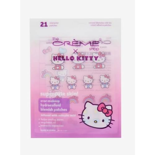 The Creme Shop x Hello Kitty supercute skin! over-makeup hydrocolloid blemish patches