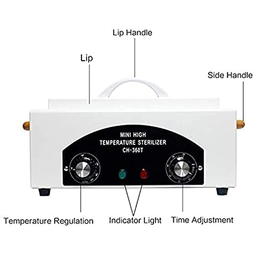 Nail Tool Sterilizer for Nail Tools and Salon Equipment, High Temperature Sterilizers Dry heat Timer Disinfection Nail Tool£¬Manicure Salon Hairdressing Tool Tweezers Other Metal tool