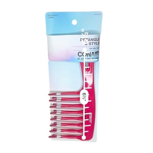 Conair Styling Essentials Style & Detangle Comb 1 ea (Pack of 3)