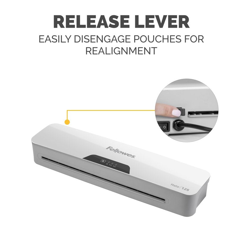Thermal Laminator with 25 Pouches - 12.5-Inch Wide Office Laminating Machine