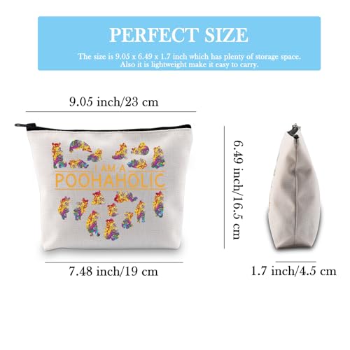 Bear Gift Cartoon Character Fans Gift Bear Accessories I Am A Poohaholic Travel Bag (Poohaholic Bag)