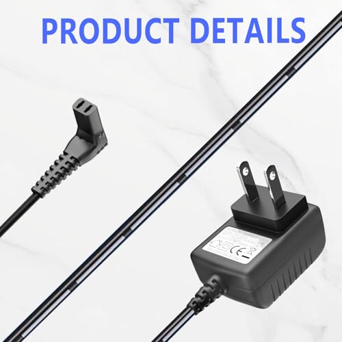 Power Adapter Charger for Wahl SS2L, WSS3L, Replacement Charger for Wahl Trimmer Models 9864SS, SS2L, WSS3L, 9818A, 5616L, 5701, 9818-5001, 9864, 9870, 9884L2, 9896, 9899 Power Supply Charging Cord
