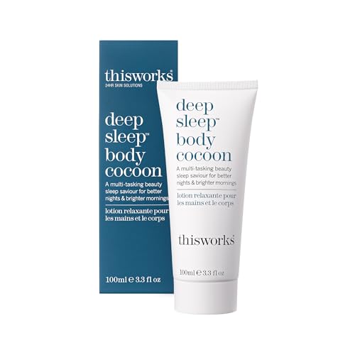 THISWORKS Deep Sleep Body Cocoon ? Hydrating Body Lotion with Lavender, Chamomile & Vetivert ? Soothing Nighttime Moisturizer for Dry Skin, Promotes Relaxation & Better Sleep ? 100ml?